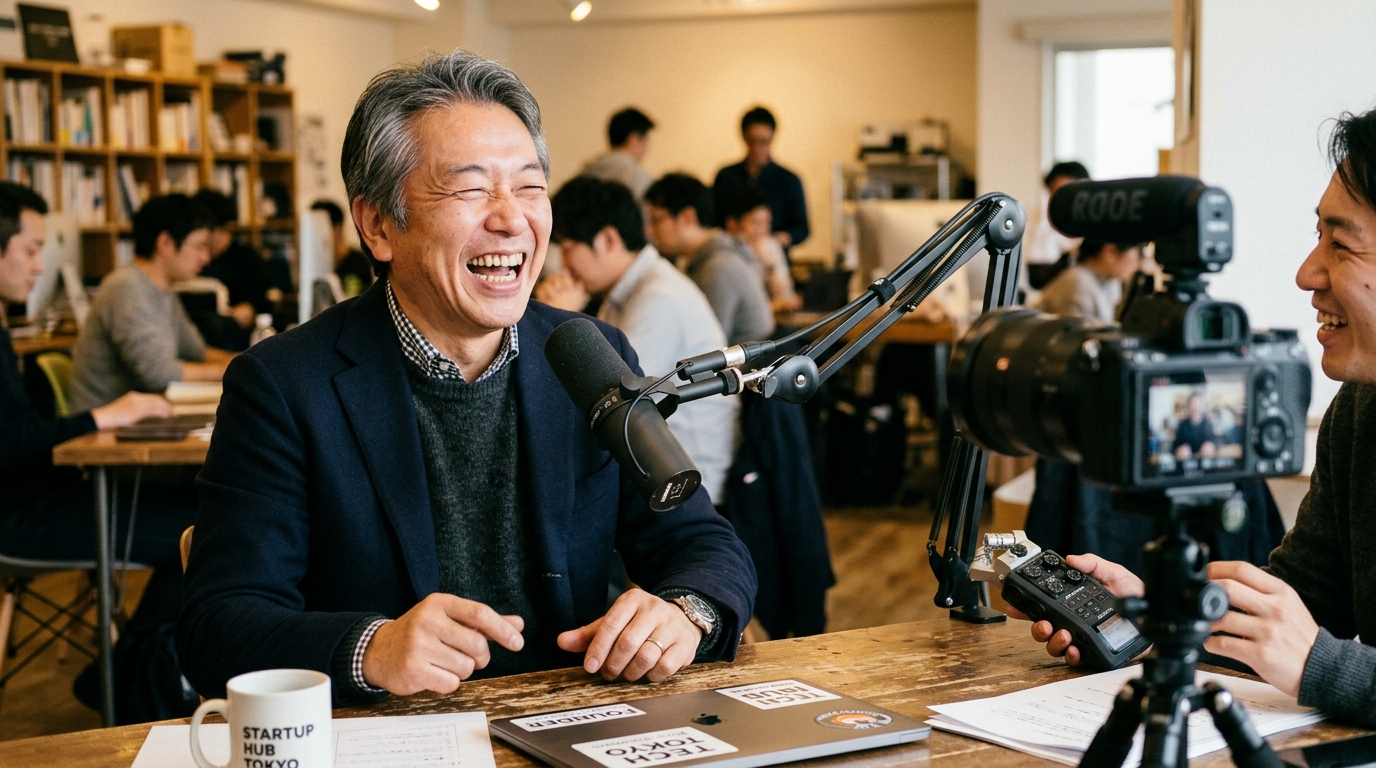 撮影中に思わず笑顔がこぼれる自然な会話の瞬間